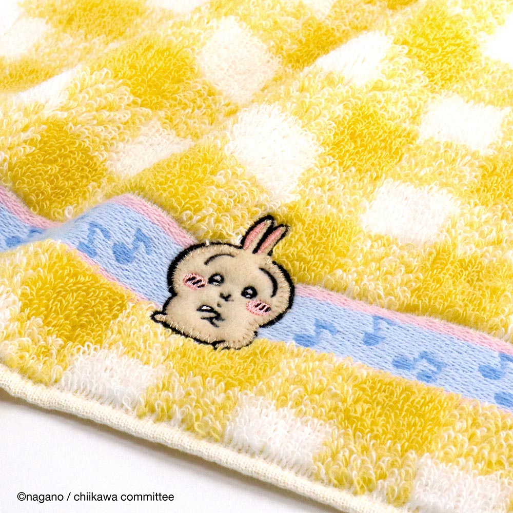 Chiikawa Towel Handkerchief (Music Note Yellow)