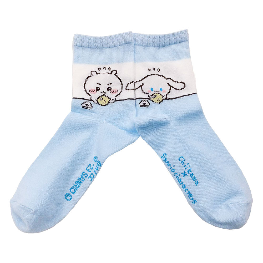 吉伊卡哇×三丽鸥角色 长袜(吉伊卡哇与大耳狗) 女士用