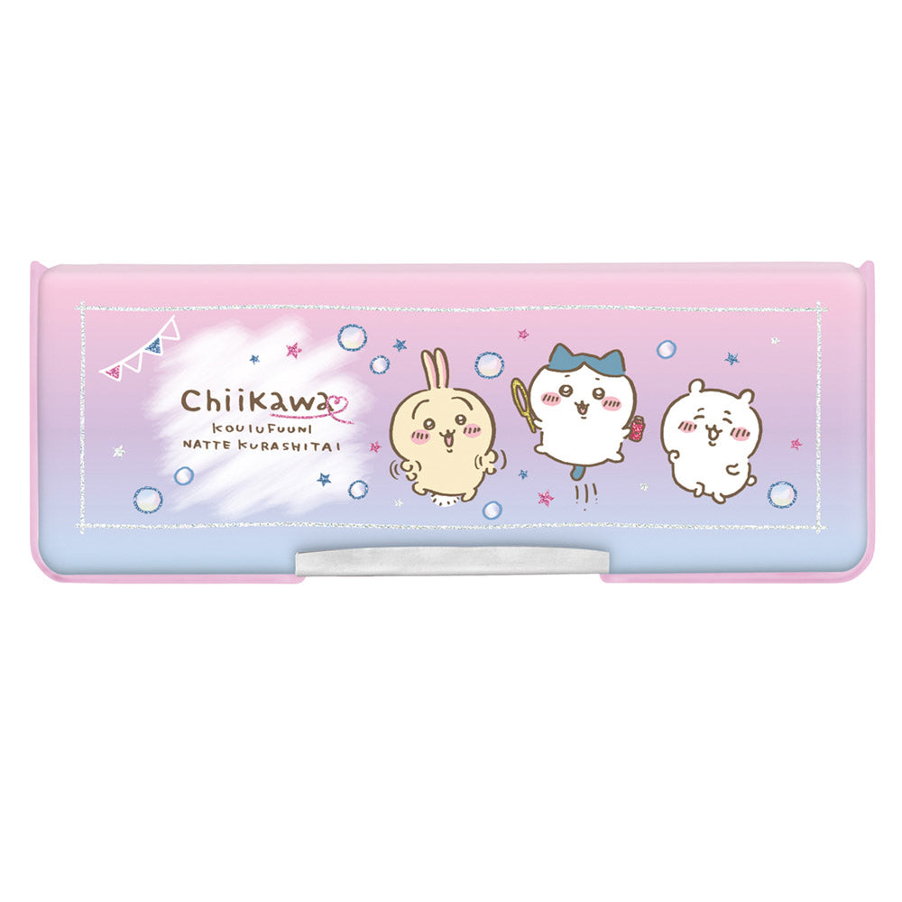 Chiikawa Compact Double-Opening Pen Case (Pink)