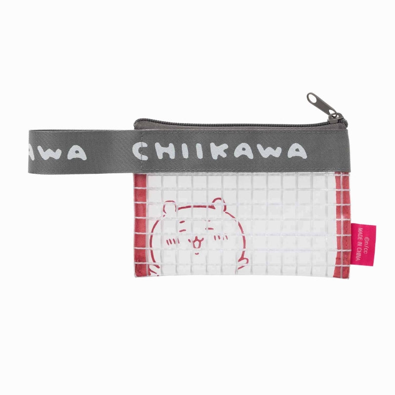 ちいかわ クリア格子のビニールポーチ
