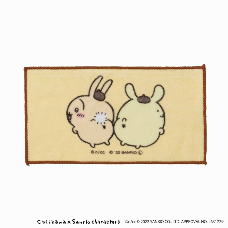 Chiikawa × Sanrio Characters 3-Piece Set Hand Towels (Gathering)