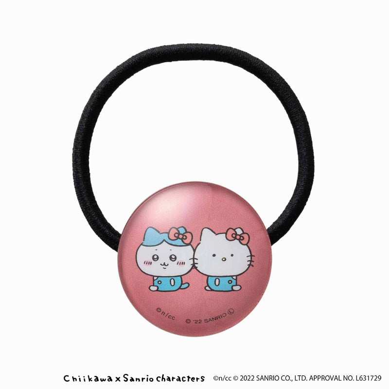 Chiikawa × Sanrio Characters Glass Hair Tie (Hachiware & Hello Kitty)