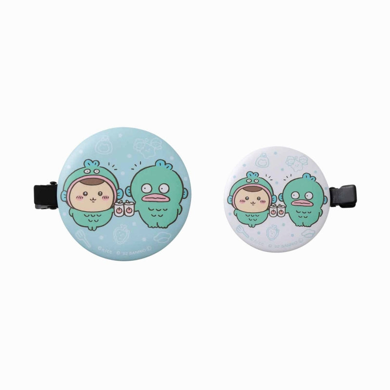 ちいかわ×サンリオキャラクターズ カンカン前髪クリップ(くりまんじゅう・ハンギョドン)