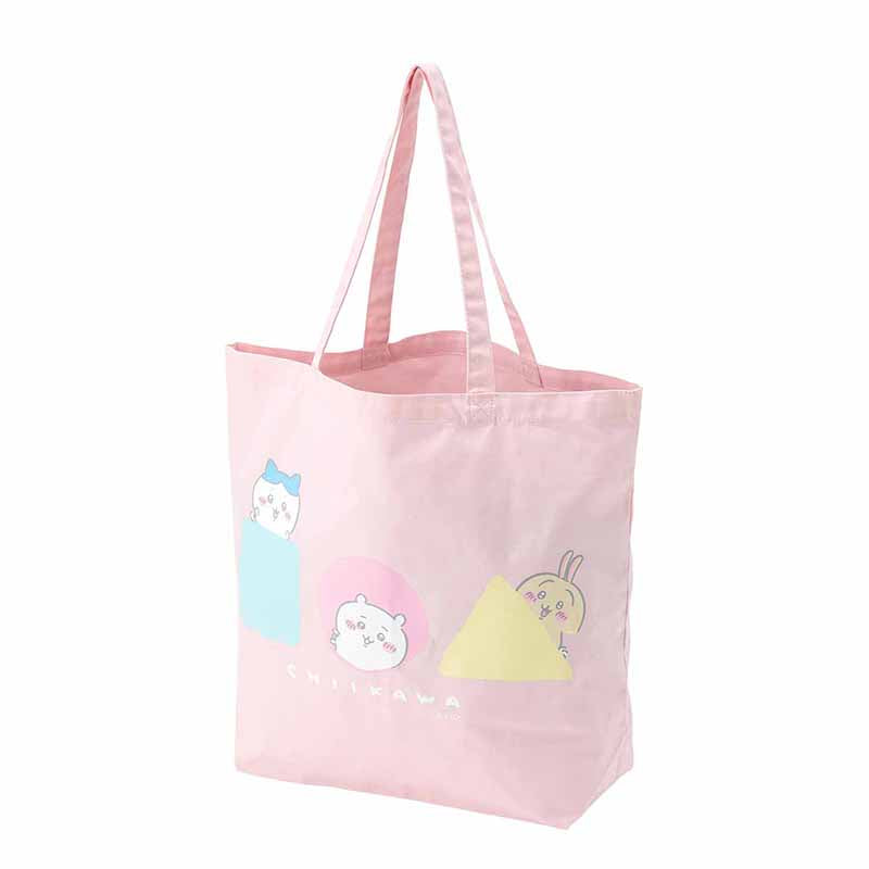 Chiikawa Peek-a-boo Large Tote Bag (Pink)