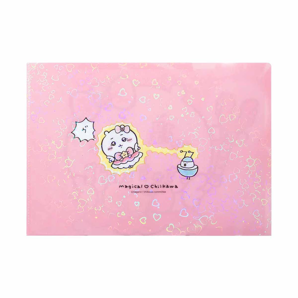 Magical Chiikawa Hologram A4 Clear File (Delicious Sweets Provided)