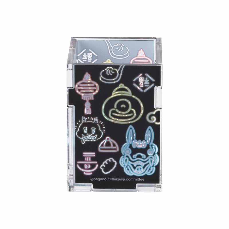 ちいかわ飯店 アクリル組み立て式ペン立て(ネオン)