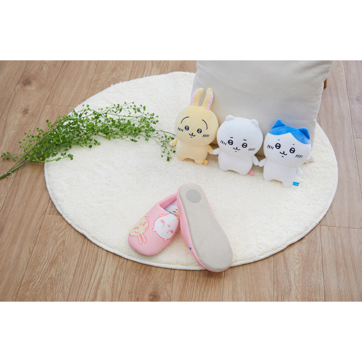 Chiikawa Checkered Room Shoes PI