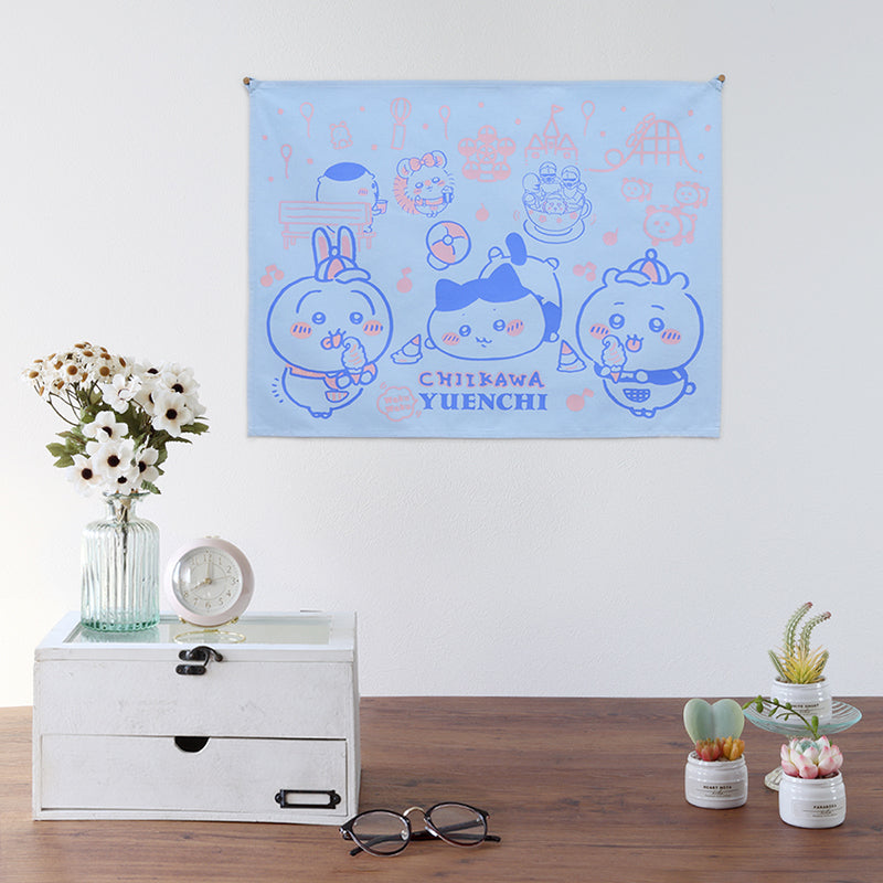 ちいかわ ファブリックポスターM(ワクワクゆうえんち)