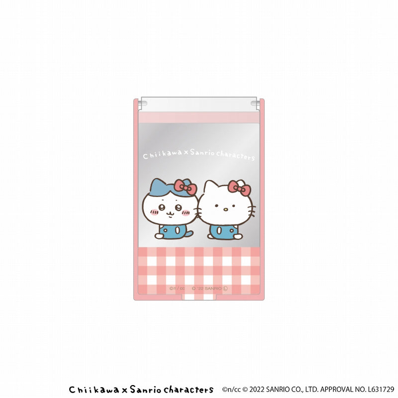 ちいかわ×サンリオキャラクターズ ミラーS(キティハチワレ)