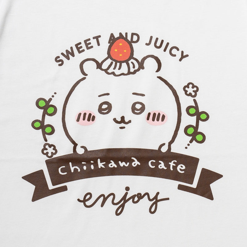 ちいかわ Cafe ビックTシャツ スイーツ ホワイト【1会計 各サイズ2点まで】