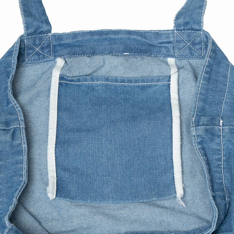 Chiikawa Denim Large Tote Bag CHILL (Light Blue)