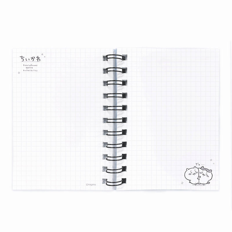 Chiikawa A6W Ring Notebook (Check)