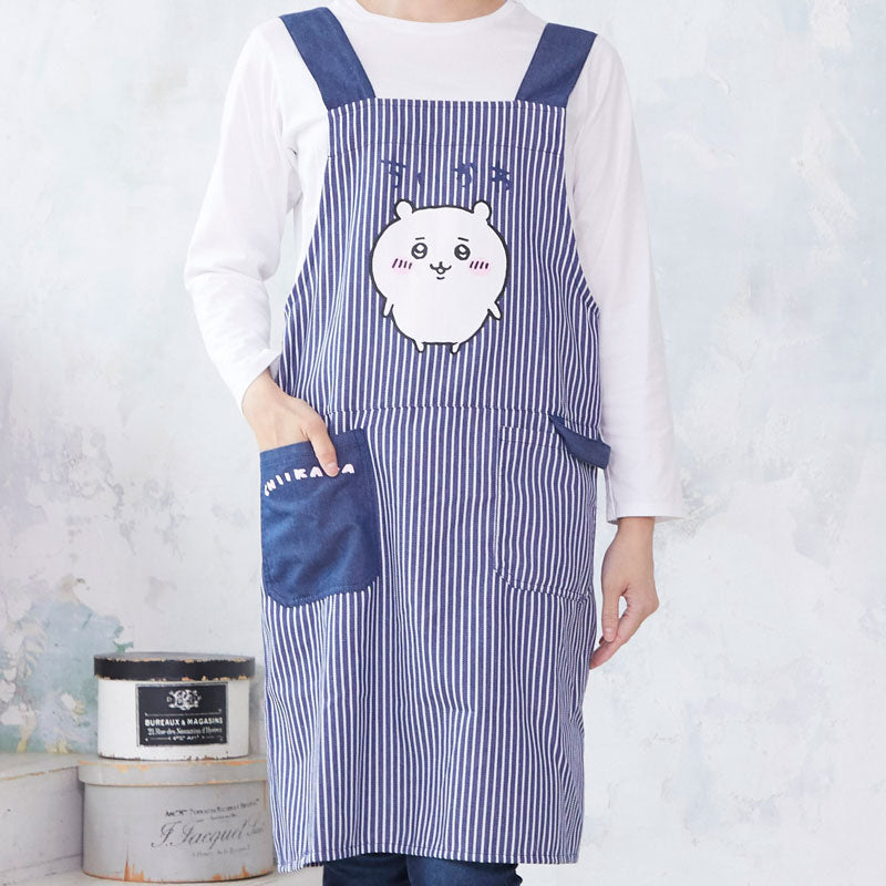ちいかわ ヒッコリーワーキングエプロン