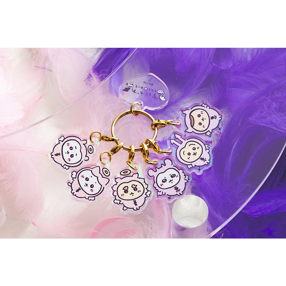 Chiikawa Angel & Demon Baby 6-Link Mini Acrylic Charm