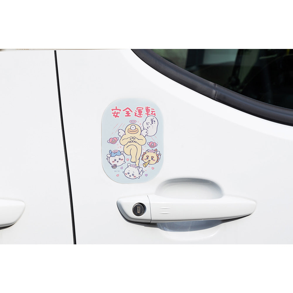 Chiikawa Angel & Demon Car Magnet (Safe driving "Love")