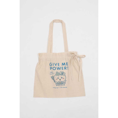 ちいかわ まじかるちいかわ トートバッグ GIVE ME POWER！！ ナチュラル