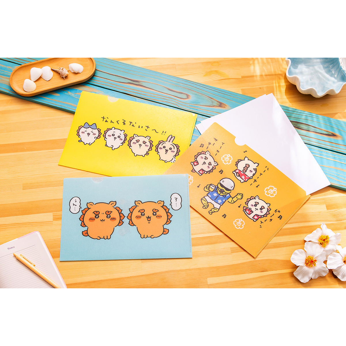 Chiikawa Shisa's Souvenir Shop Soft Touch Clear File (A...n...)