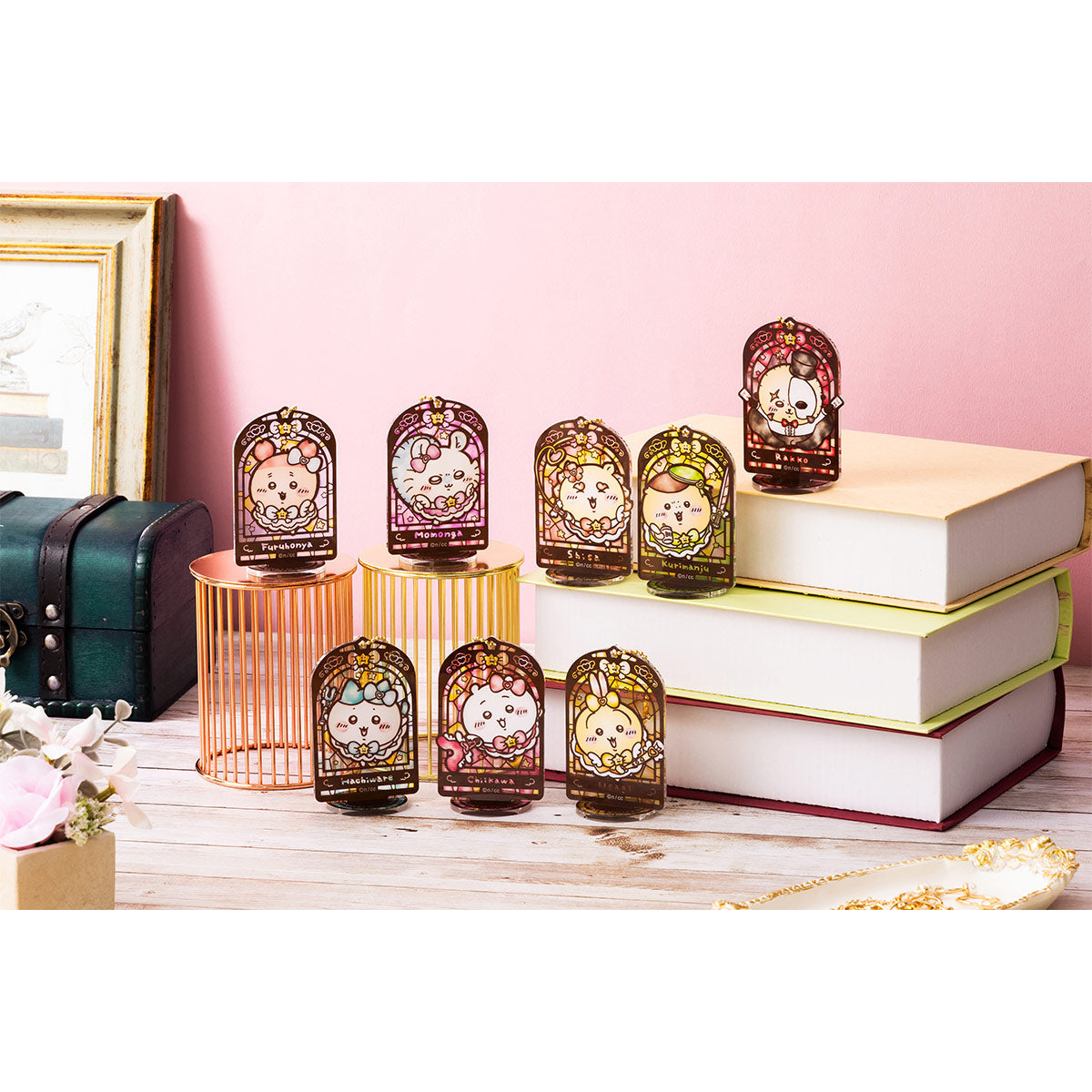 Chiikawa Magical Chiikawa Stained Glass Style Acrylic Key ring (Momonga)