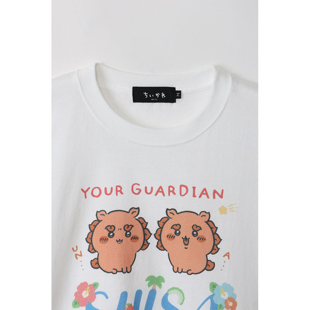 ちいかわ シーサー祭り！！！ Tシャツ GUARDIAN SHISA ホワイト