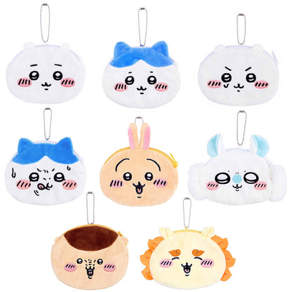 Chara-Po Series Chiikawa Trading Face Pouch (Tomorrow, Let's Do Our Best! Edition) (All 8 Types)