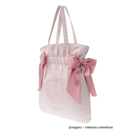 【予約】ちいかわ Maison de FLEUR 刺繍ダブルリボントートバッグ（ちいかわ）【2025年3月中旬より順次発送予定（発送延期の場合もキャンセル不可）】【通常商品と同時購入・配送希望日指定不可】【キャンペーン対象外】