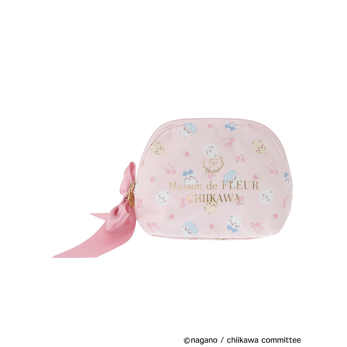 [Pre-order] Chiikawa Maison de FLEUR All-Over Pattern Round Pouch