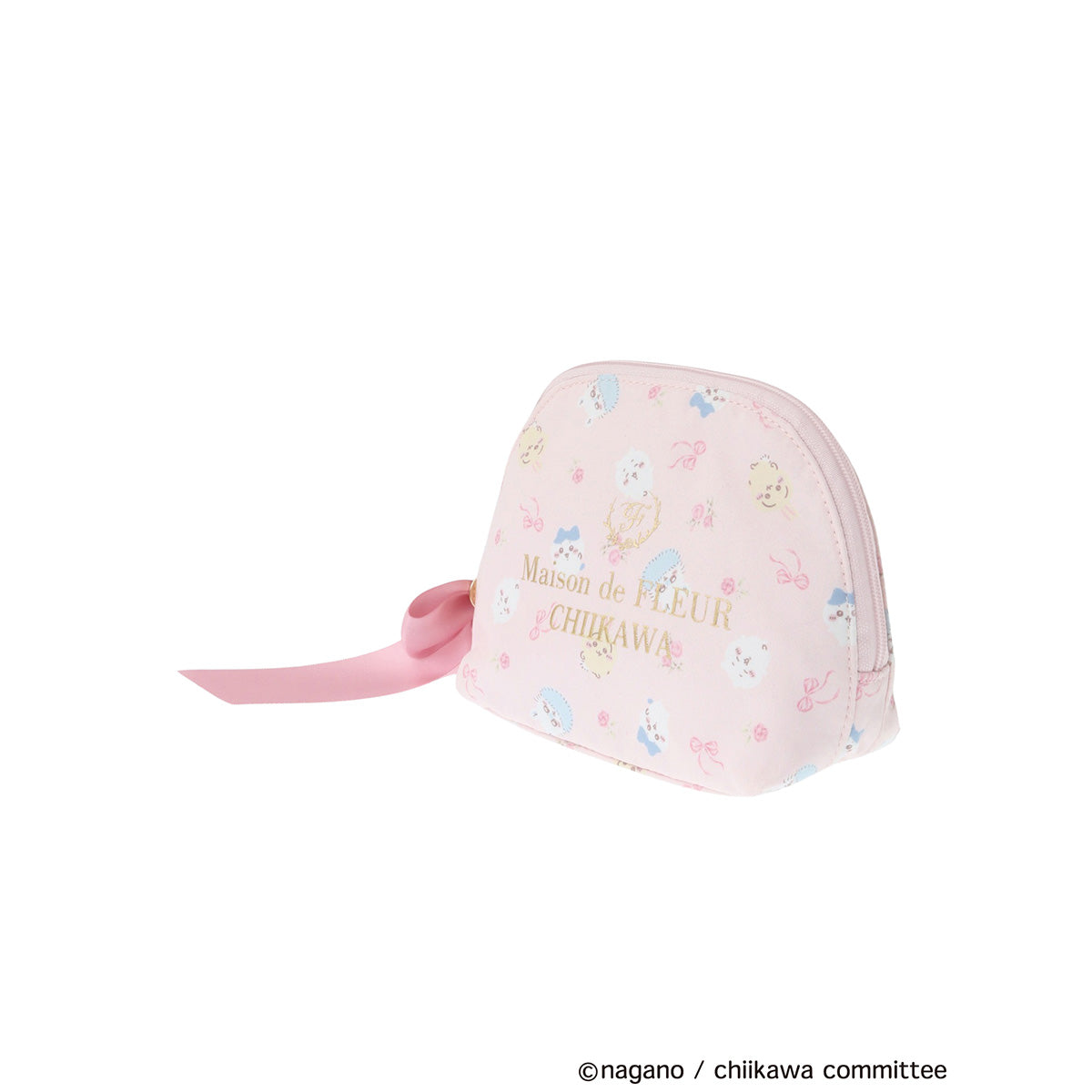 [Pre-order] Chiikawa Maison de FLEUR All-Over Pattern Round Pouch