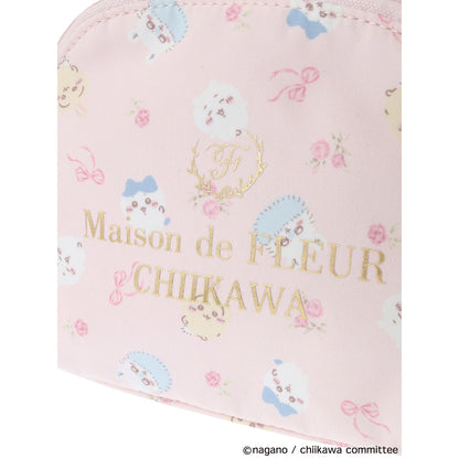 [Pre-order] Chiikawa Maison de FLEUR All-Over Pattern Round Pouch