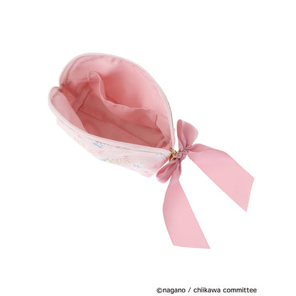 [Pre-order] Chiikawa Maison de FLEUR All-Over Pattern Round Pouch