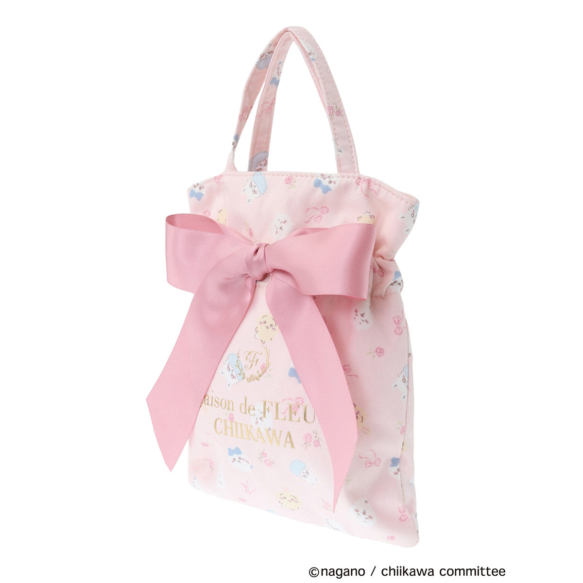 [Pre-order] Chiikawa Maison de FLEUR All-Over Pattern Drawstring Pouch
