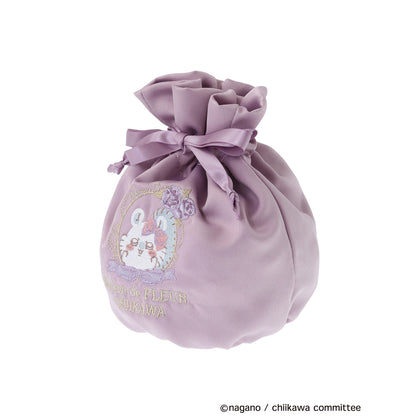 【予約】ちいかわ Maison de FLEUR 刺繍巾着（モモンガ）【2025年3月中旬より順次発送予定（発送延期の場合もキャンセル不可）】【通常商品と同時購入・配送希望日指定不可】【キャンペーン対象外】