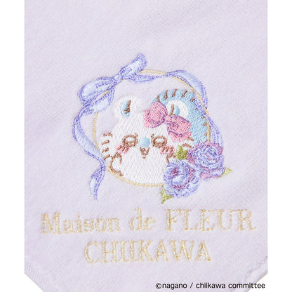 [Pre-order] Chiikawa Maison de FLEUR Embroidered Towel Handkerchief (Momonga)