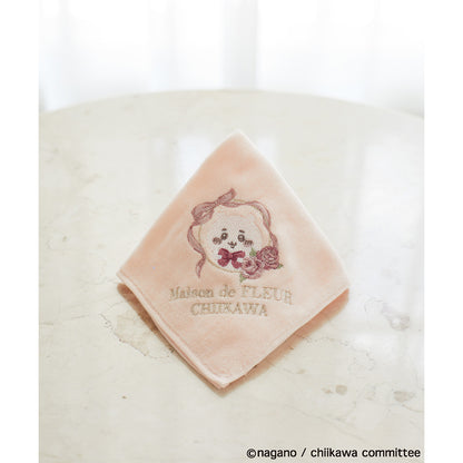 [Pre-order] Chiikawa Maison de FLEUR Embroidered Towel Handkerchief (Chiikawa)