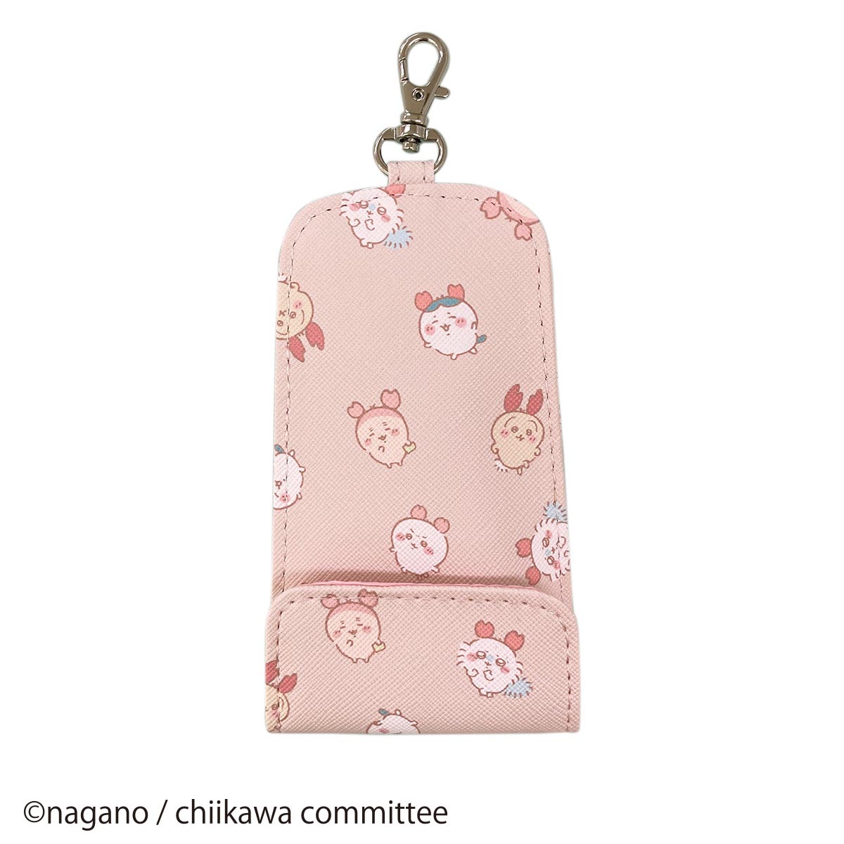 吉伊卡哇 带卷线的钥匙包（粉色）