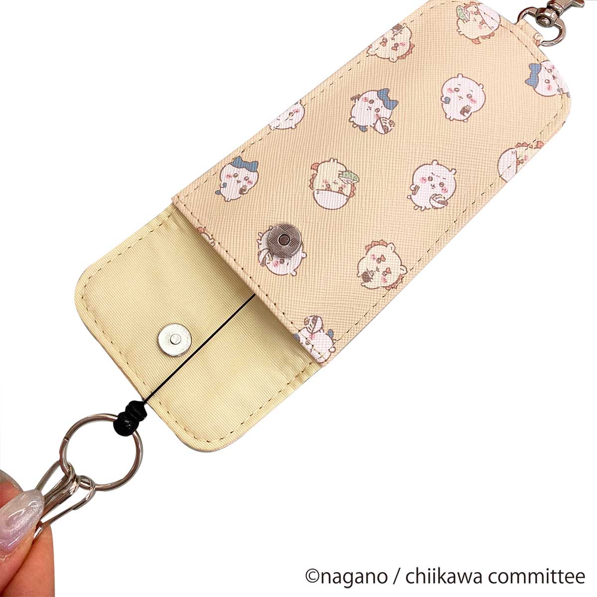 ちいかわ リール付きキーケース（オレンジ）
