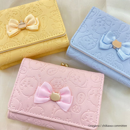 Chiikawa Wallet with button closure and satin ribbon (Chiikawa) 