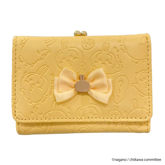 Chiikawa Wallet with snap closure and satin ribbon (Usagi) 