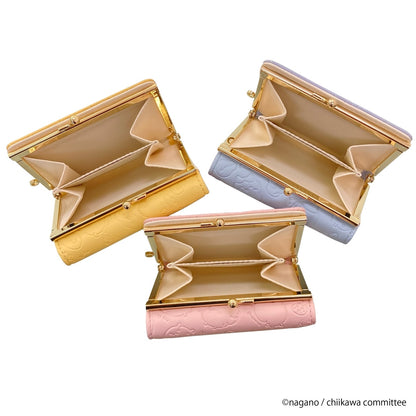 Chiikawa Wallet with snap closure and satin ribbon (Usagi) 