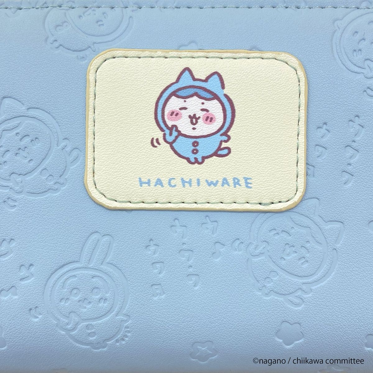 Chiikawa PrintPatch type folding long wallet (Hachiware) 