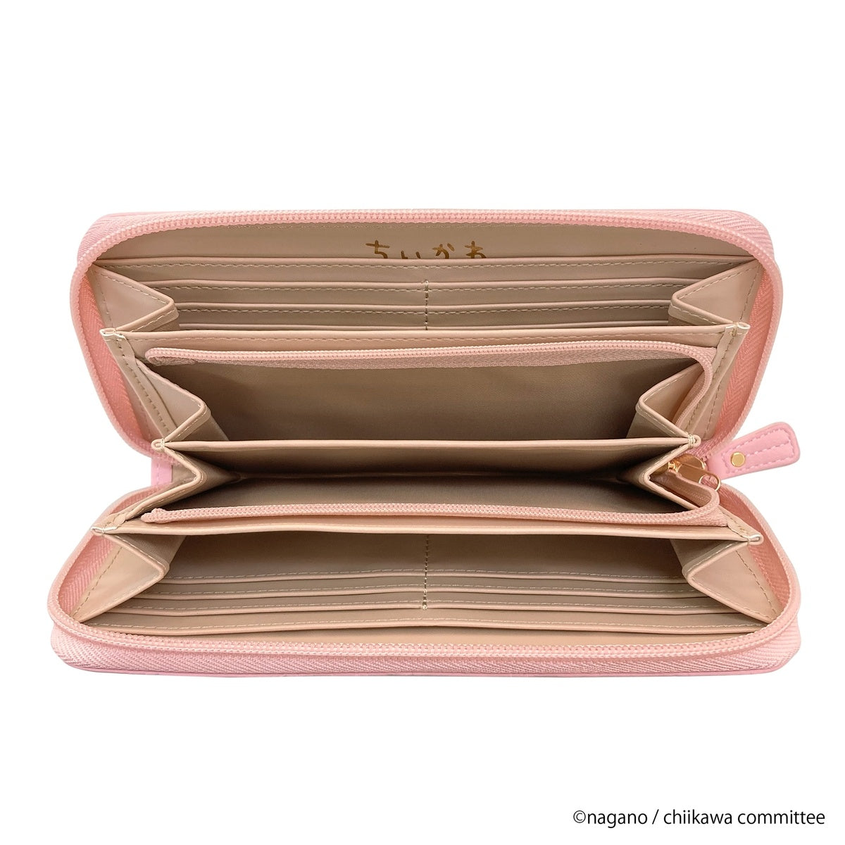 Chiikawa PrintPatch type folding long wallet (Hachiware) 