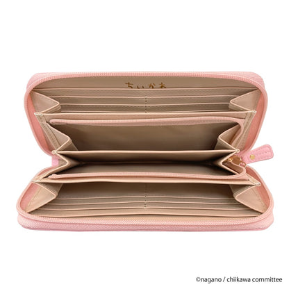 Chiikawa PrintPatch type folding long wallet (Hachiware) 