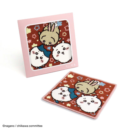 치이카와 셰닐직물 타올 손수건 (반짝반짝 핑크)