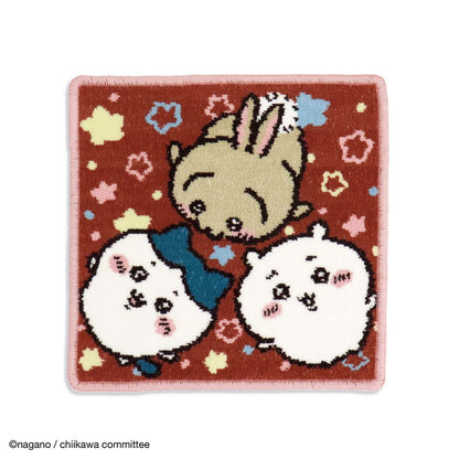 치이카와 셰닐직물 타올 손수건 (반짝반짝 핑크)