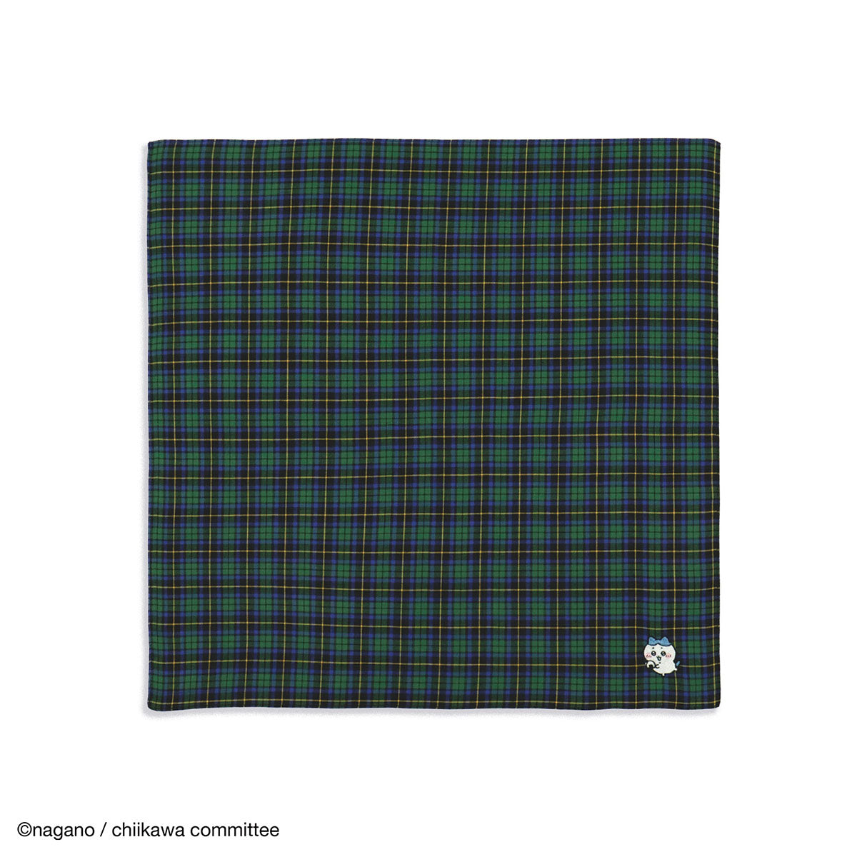 치이카와 천 타올 (타탄 체크 B 그린)