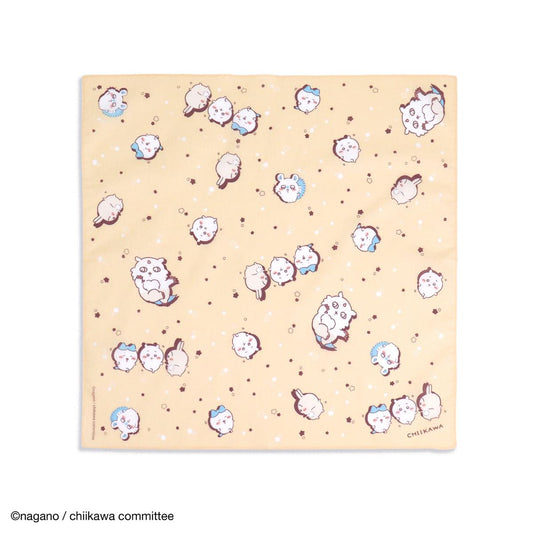 ちいかわ ハンカチ（ちらし ベージュ）
