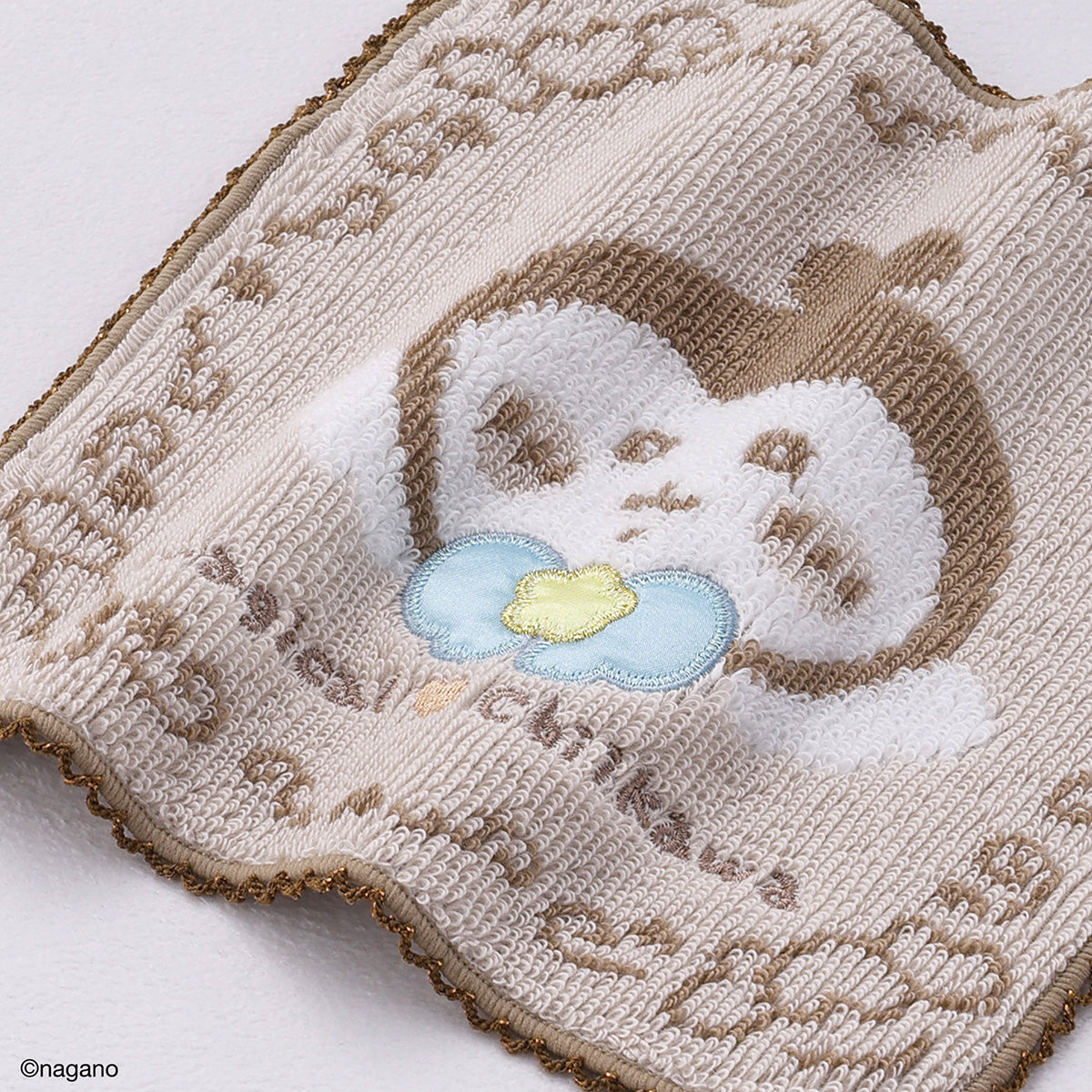 吉伊卡哇 手帕毛巾 (小傢伙 米色)