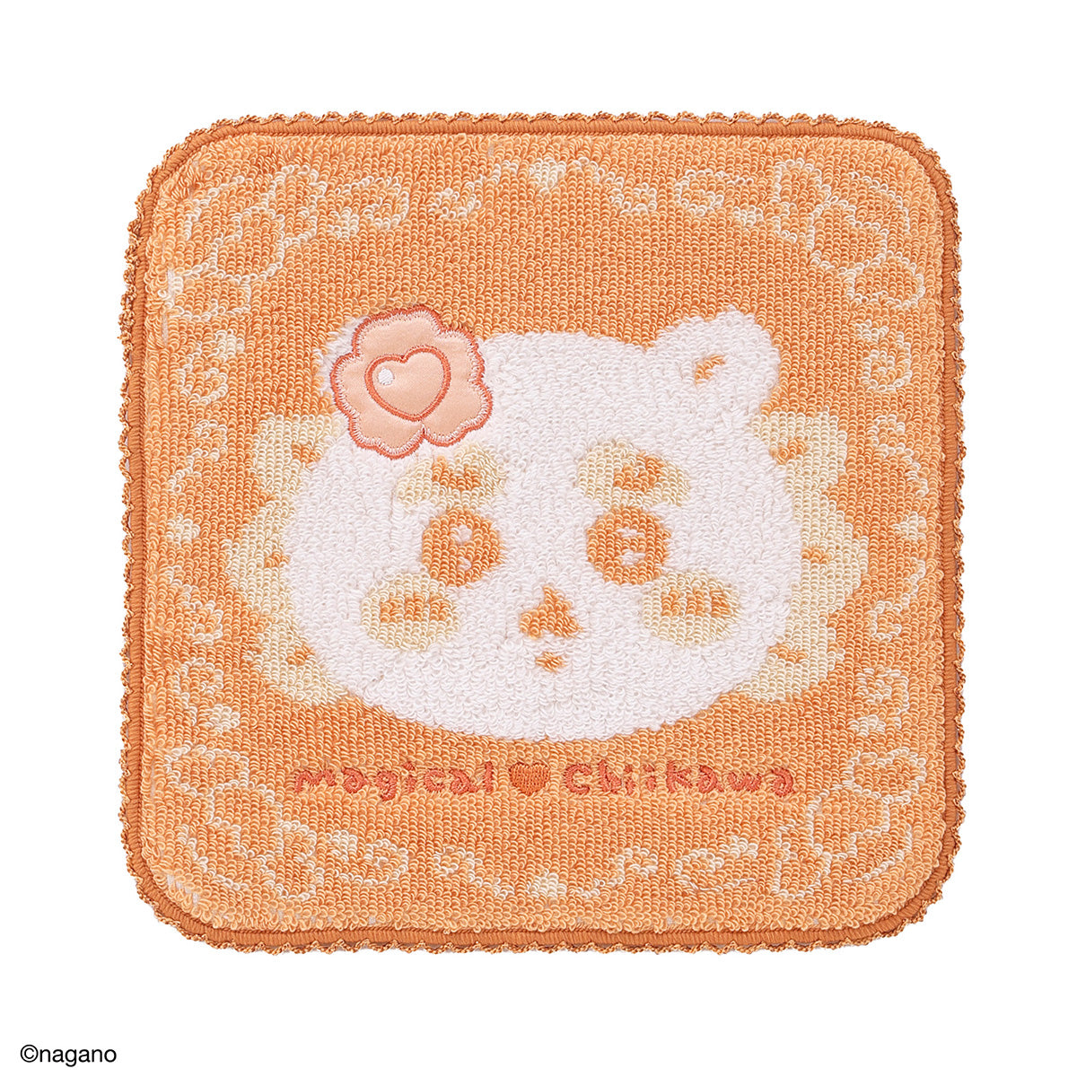 Chiikawa Handkerchief Towel (Small One Orange)