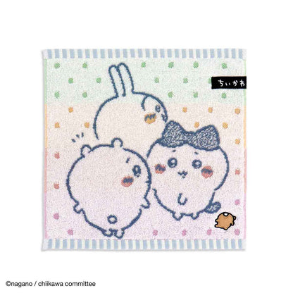 Chiikawa Towel Handkerchief (Friends Blue)