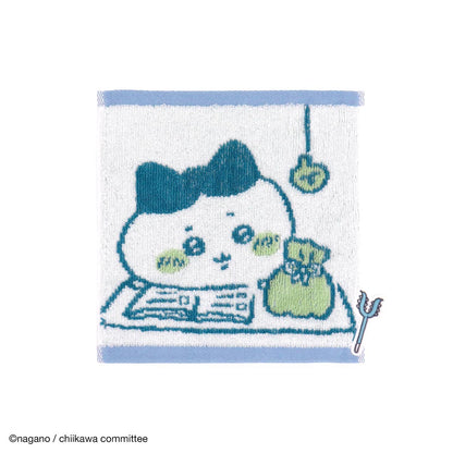 吉伊卡哇 毛巾手帕（家 藍色）