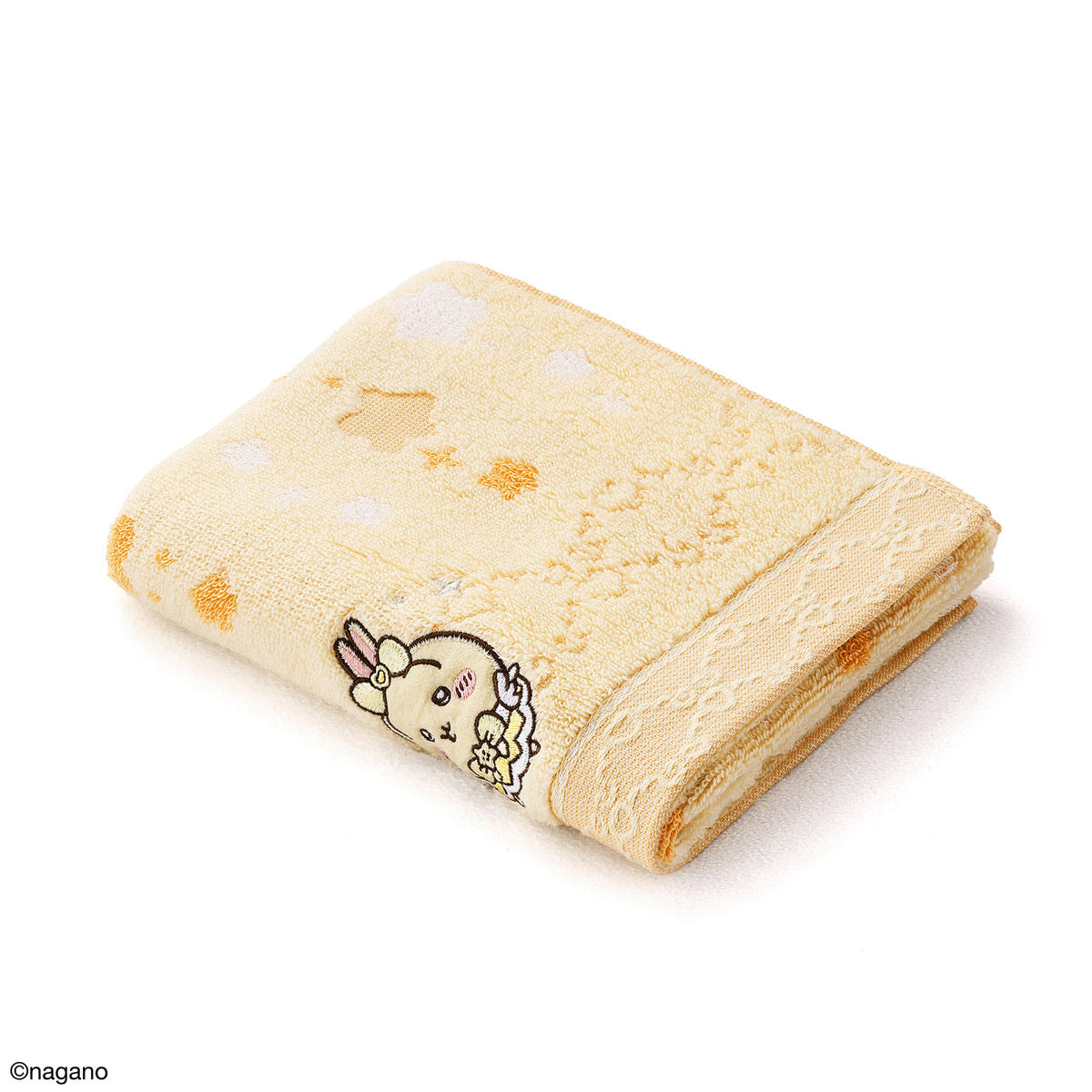 ちいかわ まじかるちいかわ フェイスタオル（なんかむちゃまじかる・イエロー）